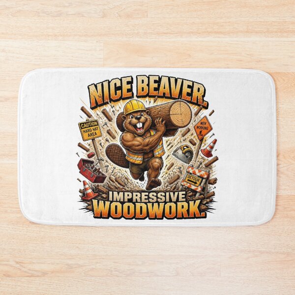 Item preview, Nice Beaver Funny Double Entendre Comic T-Shirt designed and sold by Cavalier-org.