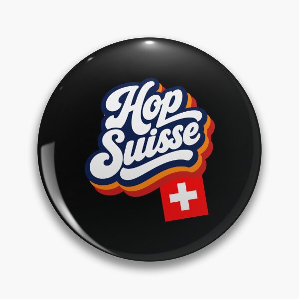 Item preview, Hop Suisse Swiss Soccer Ski Hockey Fan designed and sold by AntiqueImages.