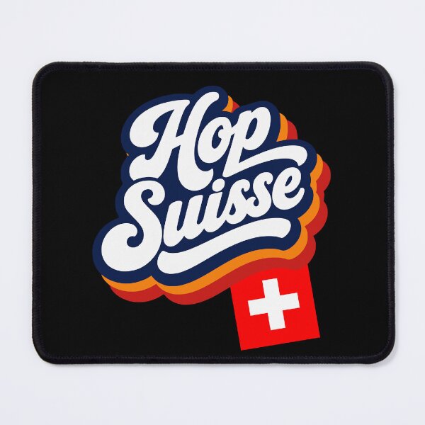 Item preview, Hop Suisse Swiss Soccer Ski Hockey Fan designed and sold by AntiqueImages.