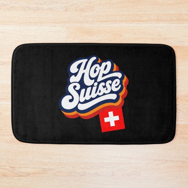 Item preview, Hop Suisse Swiss Soccer Ski Hockey Fan designed and sold by AntiqueImages.