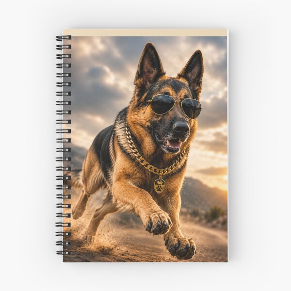 Item preview, Cool German Shepherd Running Sunglasses Portrait designed and sold by BagFactoryUK.