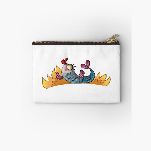 Item preview, Sardine Funny Grilling Fish Fire Camp Cartoon Illustration designed and sold by KiblyTees.
