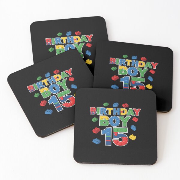 Item preview, Birthday Boy 15 Building Blocks Fifteen Year Old Celebration designed and sold by PopStars1993.