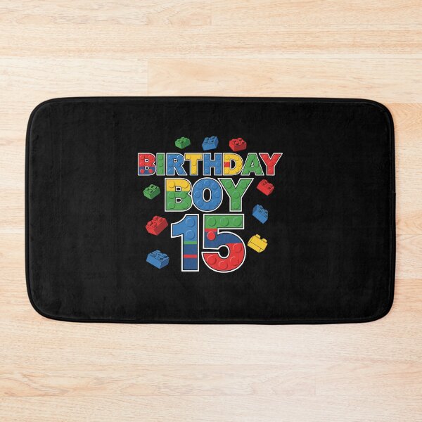 Item preview, Birthday Boy 15 Building Blocks Fifteen Year Old Celebration designed and sold by PopStars1993.