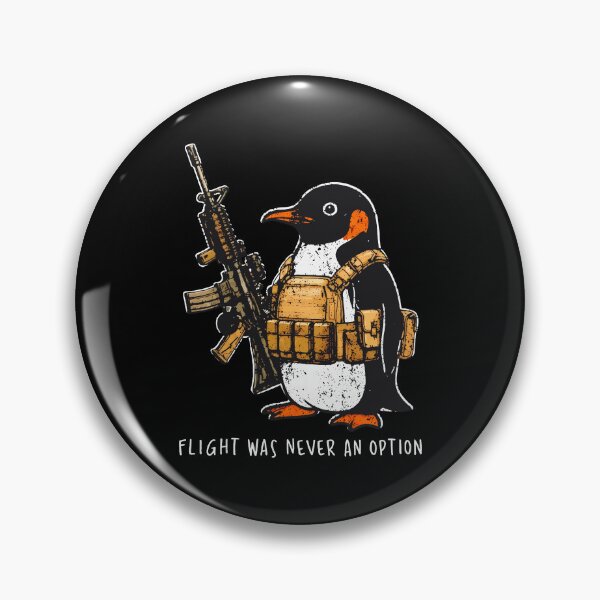 Item preview, Flight Was Never an Option Sarcastic Penguin designed and sold by Harmontal.