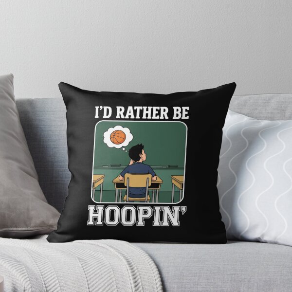 Item preview, I'd Rather Be Hoopin' Basketball Player Sports Fan designed and sold by SofenArt.