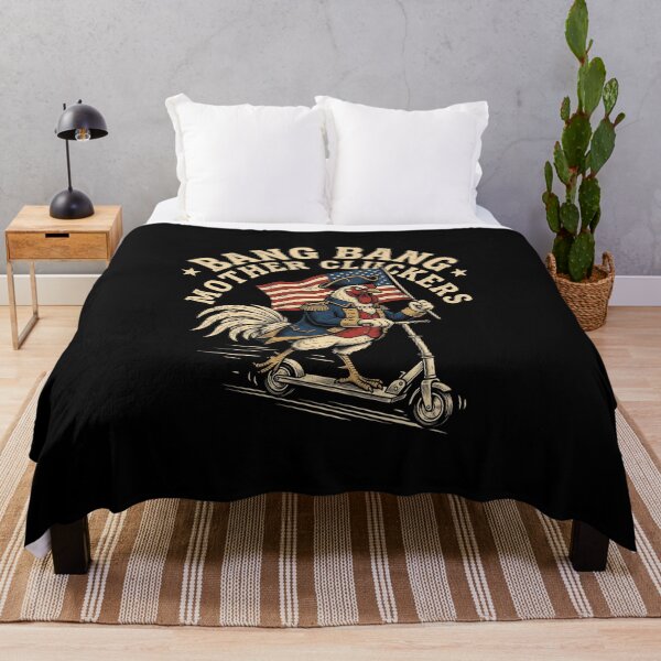 Item preview, Bang Bang Mother Cluckers Patriotic Rooster American Chicken Humor designed and sold by SofenArt.