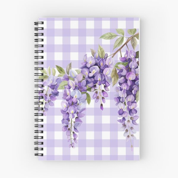 Item preview, Beautiful Farmhouse with Blooming Purple Wisteria | Romantic Cottage Floral Design designed and sold by PureHopeStudio.
