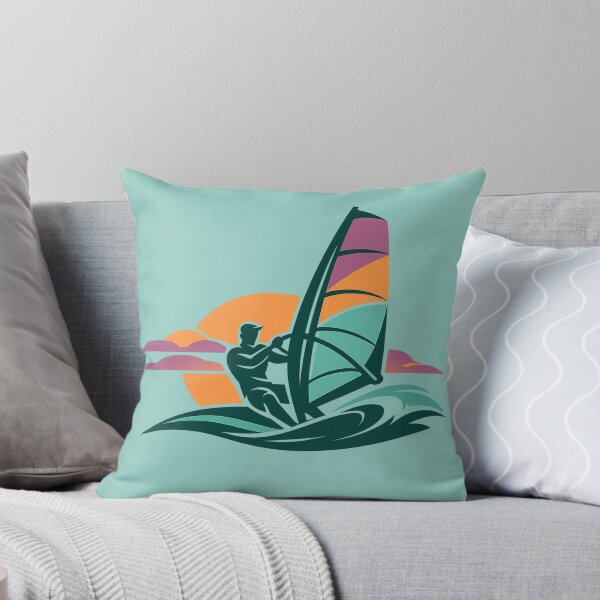 Item preview, Sea Vibes - Purple Sunset Windsurfer designed and sold by SilentPowerArt.