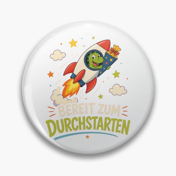 Item preview, Cartoon Dinosaur in Rocket for First School Day designed and sold by RGShirtWorks.