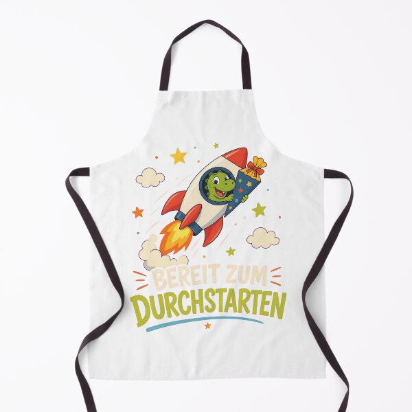 Item preview, Cartoon Dinosaur in Rocket for First School Day designed and sold by RGShirtWorks.
