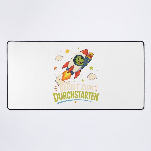 Item preview, Cartoon Dinosaur in Rocket for First School Day designed and sold by RGShirtWorks.