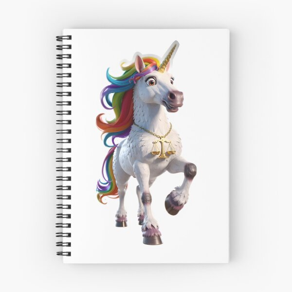 Item preview, Libra Rainbow Unicorn Gold Scales Cute Zodiac Art designed and sold by Zodiac Celestial Art.