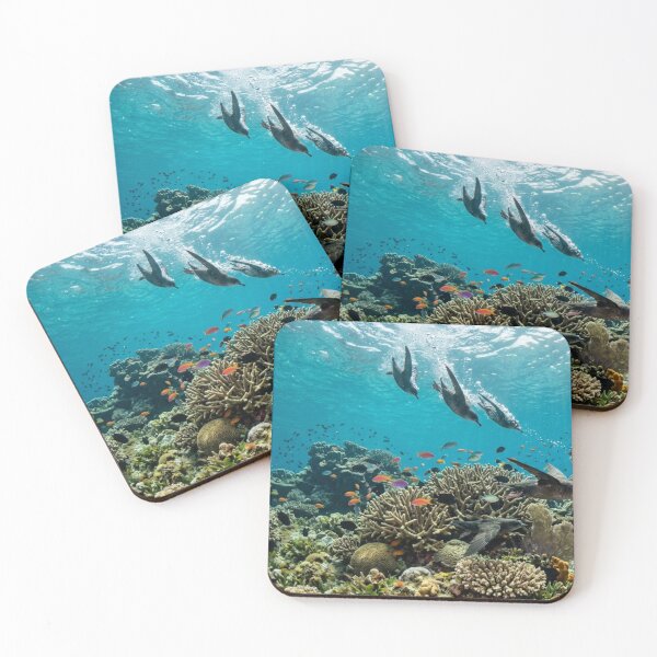 Item preview, Ocean Flight Submerged Birds in Coral Forest designed and sold by Alta-store.