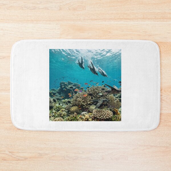 Item preview, Ocean Flight Submerged Birds in Coral Forest designed and sold by Alta-store.