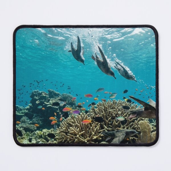 Item preview, Ocean Flight Submerged Birds in Coral Forest designed and sold by Alta-store.