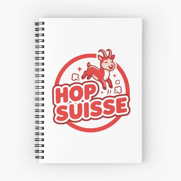 Item preview, Hop Suisse Jumping Goat Swiss National Day designed and sold by AntiqueImages.