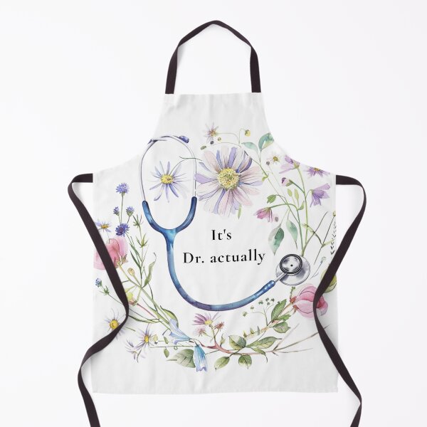 Item preview, It's Dr. Actually - Elegant Floral Stethoscope Medical Doctor Gift designed and sold by VectorForge.