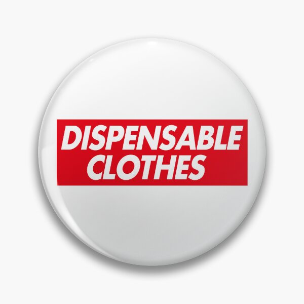 Item preview, DISPENSABLE CLOTHES -RED BOX LOGO- designed and sold by DRIPPED-STORE.