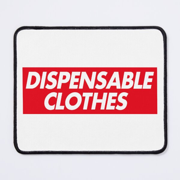 Item preview, DISPENSABLE CLOTHES -RED BOX LOGO- designed and sold by DRIPPED-STORE.