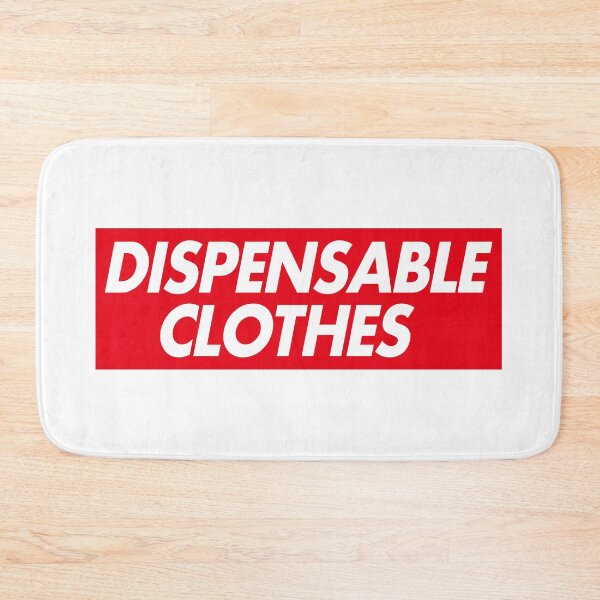 Item preview, DISPENSABLE CLOTHES -RED BOX LOGO- designed and sold by DRIPPED-STORE.