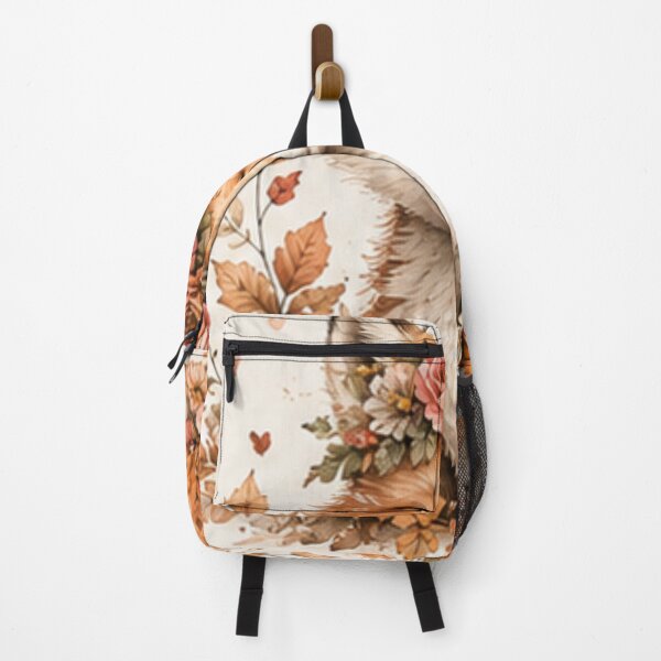 Item preview, Watercolor Fox Floral Crown Autumn Art designed and sold by ⭐ AURA STUDIO.