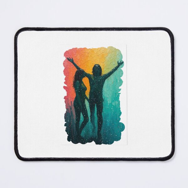 Item preview, Dancing in the Rain | Vibrant Silhouette Connection designed and sold by halibutgoatramb.