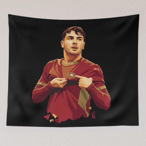 Item preview, Brahim Diaz Vector Portrait Art Morocco Football Player  designed and sold by mazyoy.
