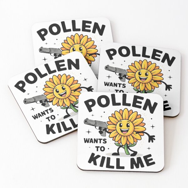 Item preview, Pollen wants to kill me - Pollen allergy awareness designed and sold by BobaTeeStore.