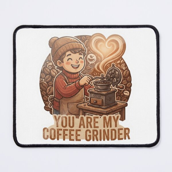 Item preview, You Are My Coffee Grinder Sticker designed and sold by Imaginarium of Chaos falcon88 .