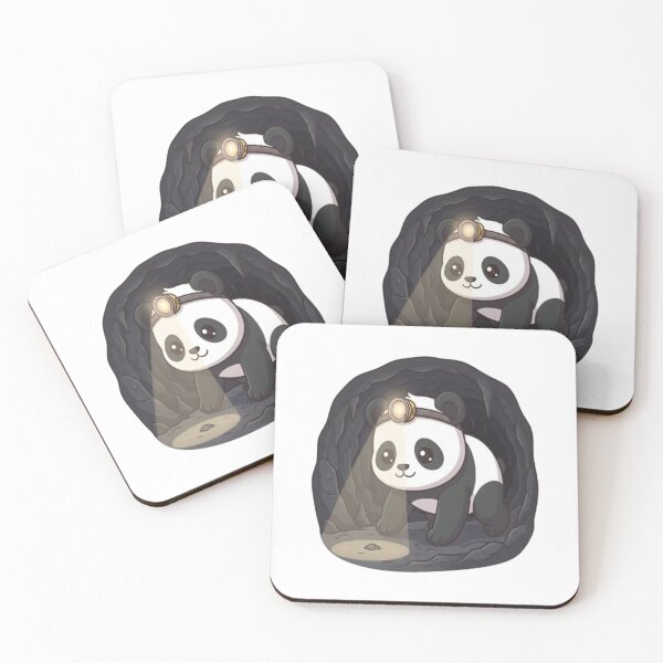Item preview, Cute Panda Exploring Dark Cave designed and sold by Ella_Sketch.
