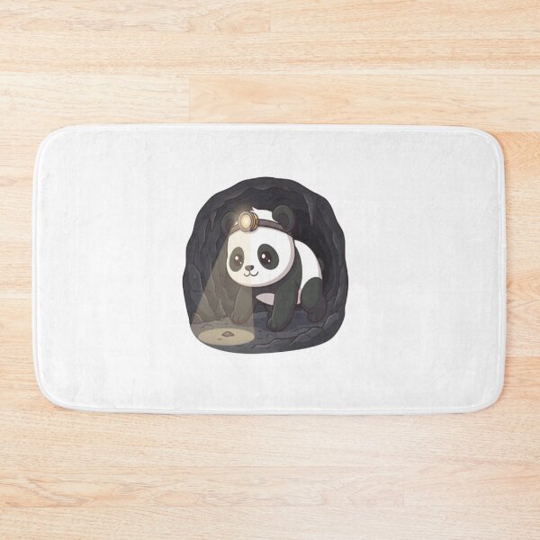 Item preview, Cute Panda Exploring Dark Cave designed and sold by Ella_Sketch.
