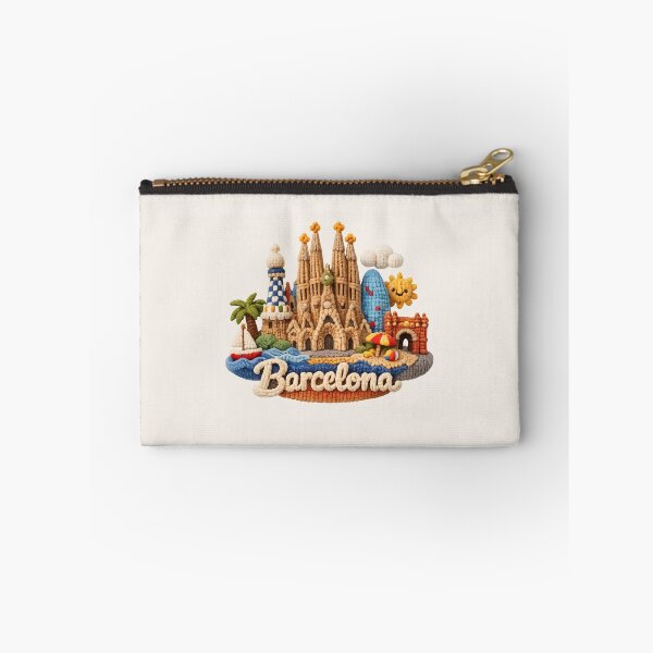 Item preview, Cute Knitted Barcelona Landmark | Handmade Yarn City Travel Souvenir designed and sold by Moons Studio.