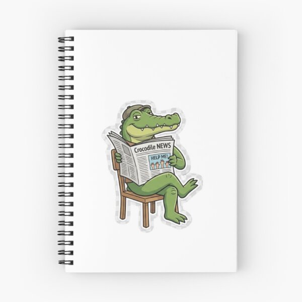 Item preview, alligator reading designed and sold by sanawnaw154.