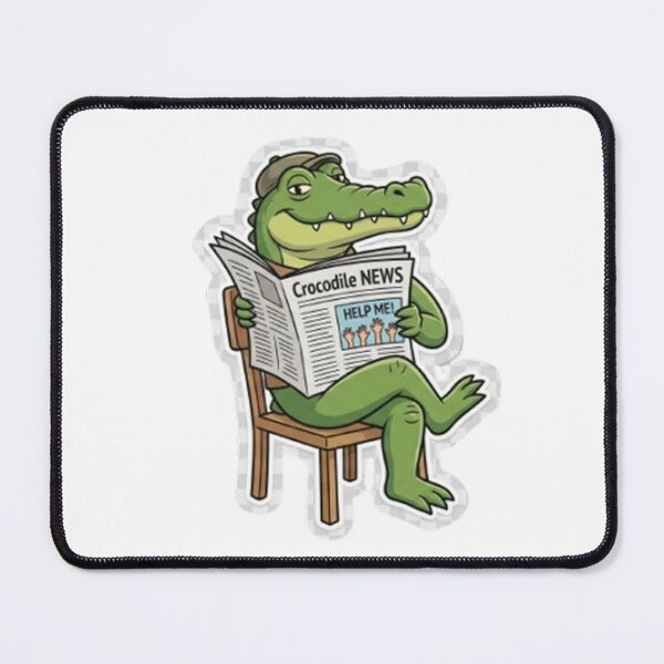 Item preview, alligator reading designed and sold by sanawnaw154.