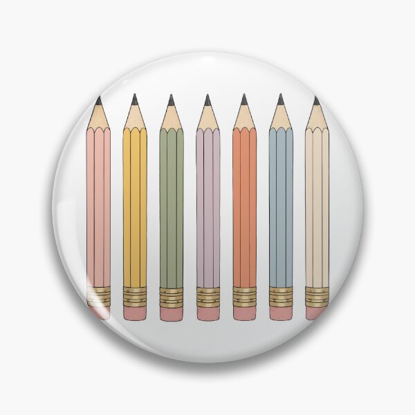 Item preview, Pastel Pencils | Cute Teacher & School Illustration designed and sold by pixiedustpaint.