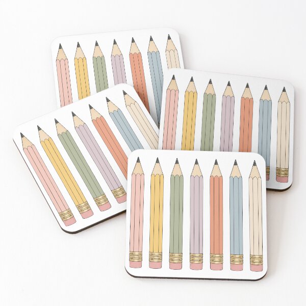 Item preview, Pastel Pencils | Cute Teacher & School Illustration designed and sold by pixiedustpaint.
