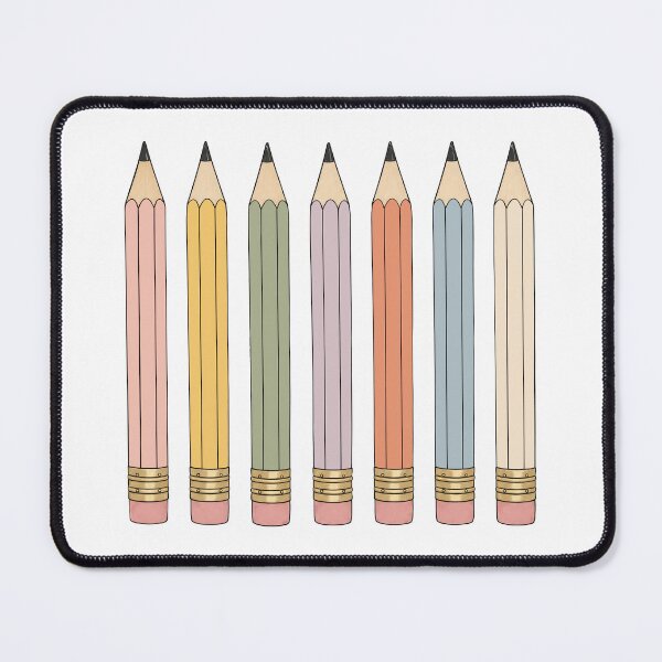 Item preview, Pastel Pencils | Cute Teacher & School Illustration designed and sold by pixiedustpaint.
