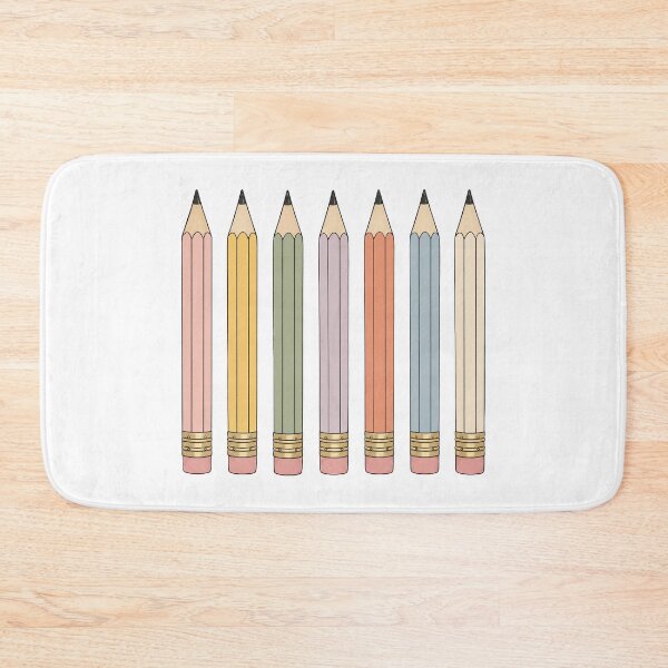 Item preview, Pastel Pencils | Cute Teacher & School Illustration designed and sold by pixiedustpaint.