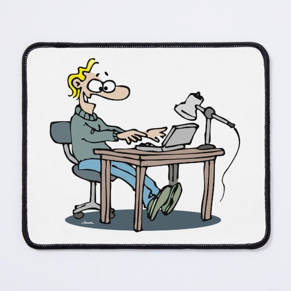 Item preview, Male Desk Worker designed and sold by DoubleCap Design.