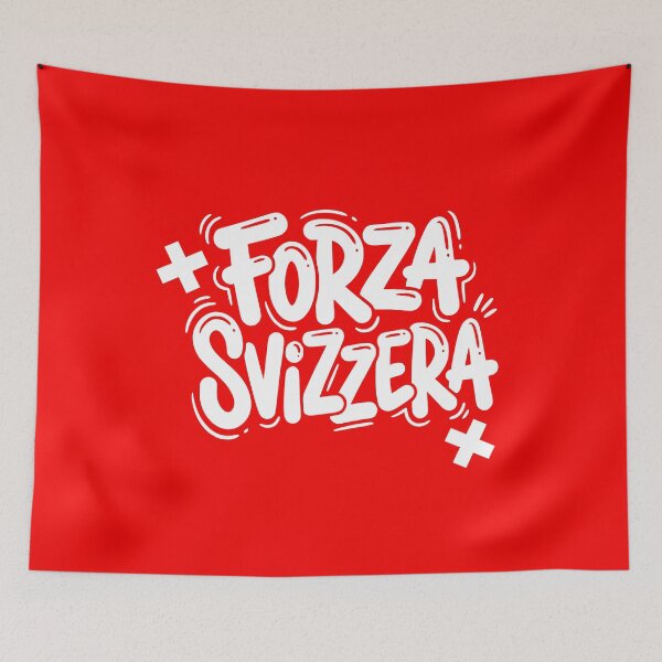 Item preview, Forza Svizzera Go Switzerland Swiss Italian Sports Fan designed and sold by AntiqueImages.