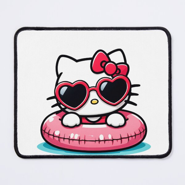 Item preview, Hello Kitty Summer Swim Ring Beach Vibes Kawaii Aesthetic designed and sold by rfd2.
