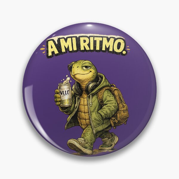 Item preview, At my own pace. | Relaxed Turtle | Motivational Design with Attitude and Good Vibes designed and sold by Tienda Argentina.