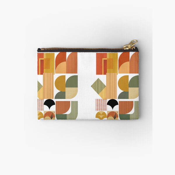 Item preview, Mid-Century Modern Abstract Geometric Terracotta Arches Art Print designed and sold by Gameshalah's Digital Library.