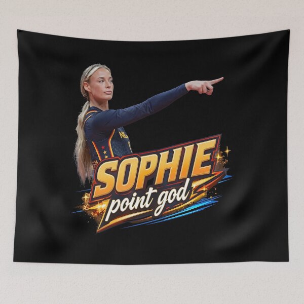 Item preview, Funny Sophie Cunningham Point God Indiana Basketball  designed and sold by Harmontal.