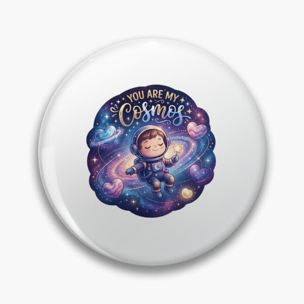 Item preview, You Are My Cosmos Galaxy Sticker designed and sold by Imaginarium of Chaos falcon88 .