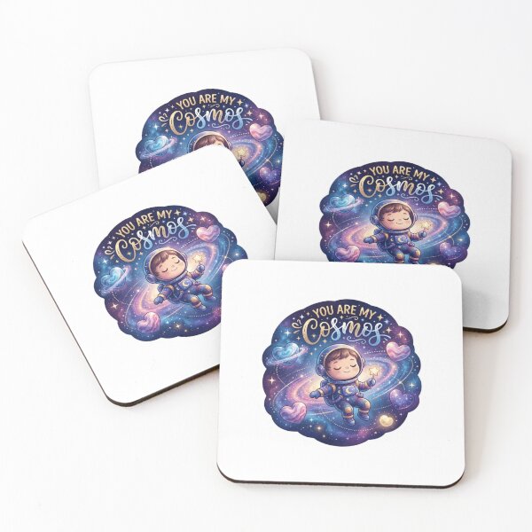 Item preview, You Are My Cosmos Galaxy Sticker designed and sold by Imaginarium of Chaos falcon88 .