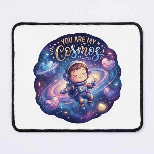 Item preview, You Are My Cosmos Galaxy Sticker designed and sold by Imaginarium of Chaos falcon88 .