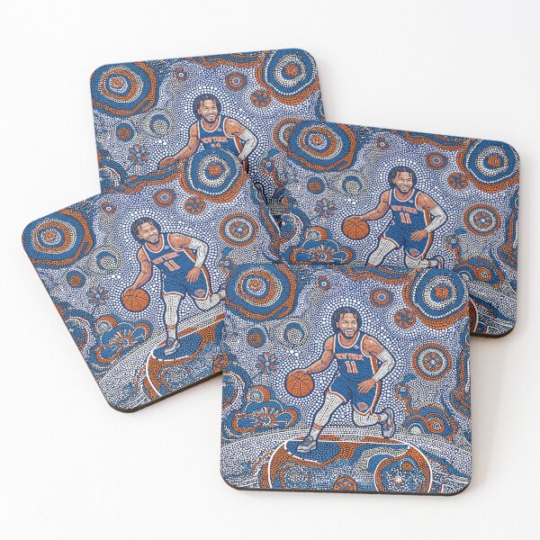 Item preview, Jalen Brunson NY Knicks Abstract Art Portrait designed and sold by Home Decor Art.