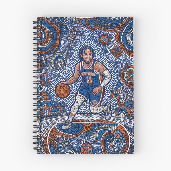 Item preview, Jalen Brunson NY Knicks Abstract Art Portrait designed and sold by Home Decor Art.